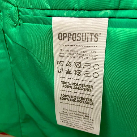 OPPOSUITS Christmas Blazer Trees & Stars Size Small US 34-36 - Picture 11 of 12